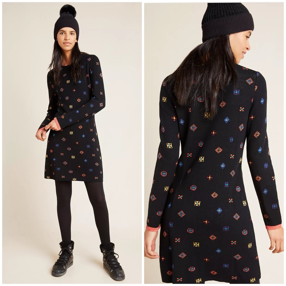 NWT Anthro Aldomartins Toni Sweater Mini Dress
